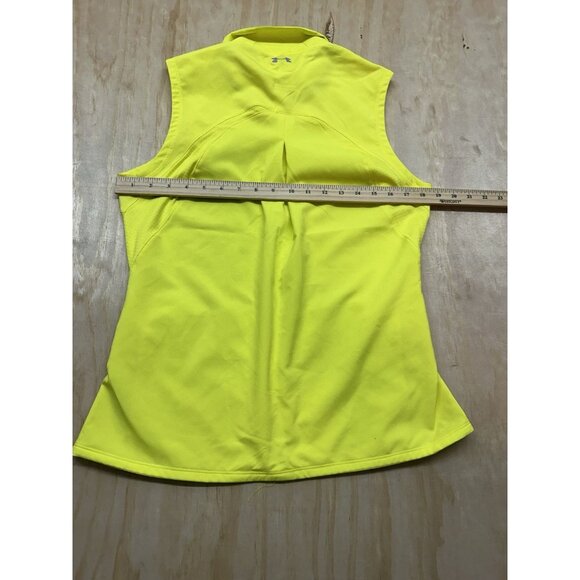 Under Armour Coldgear Infrared Reflective Fitted Vest, Neon Yellow Women’s M - Picture 6 of 6